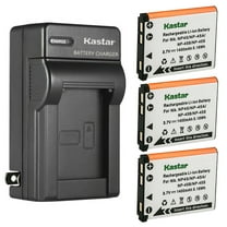 Kastar 3-Pack Battery and AC Wall Charger Replacement for Fujifilm FinePix J10 FinePix J12 FinePix J15 FinePix J15fd FinePix J20 FinePix J25 FinePix J26 FinePix J27 FinePix J28 FinePix J29 Cameras
