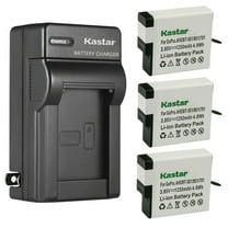 Kastar 3-Pack Battery and AC Wall Charger Replacement for Gopro HERO Camera, Hero 5 Action Camera, HERO5 Black, Hero 5 HD Black, HERO5 Silver, Hero 5 HD Silver, Hero 6 Action Camera, HERO6 Black