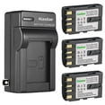thumbnail image 1 of Kastar 3-Pack Battery and AC Wall Charger Replacement for JVC GR-DVL355, GR-DVL357, GR-DVL365, GR-DVL367, GR-DVL400, GR-DVL410, GR-DVL420, GR-DVL450, GR-DVL500, GR-DVL505, GR-DVL507, GR-DVL510, 1 of 5
