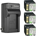 thumbnail image 1 of Kastar 3-Pack Battery and AC Wall Charger Replacement for JVC GR-X5AG GR-X5AH GR-X5E GR-X5EK GR-X5EX GR-X5EY GR-X5EZ GR-X5US, JVC BN-VF707 BN-VF707U JVC BN-VF714 BN-VF714U JVC BN-VF733 BN-VF733U, 1 of 5