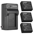 thumbnail image 1 of Kastar 3-Pack Battery and AC Wall Charger Replacement for Panasonic Lumix DC-G100, Lumix DC-LX100 II, Lumix DMC-GF3 DMC-GF3C DMC-GF3K DMC-GF3W, Lumix DMC-GF5, Lumix DMC-GF6 DMC-GF6K DMC-GF6R DMC-GF6T, 1 of 4