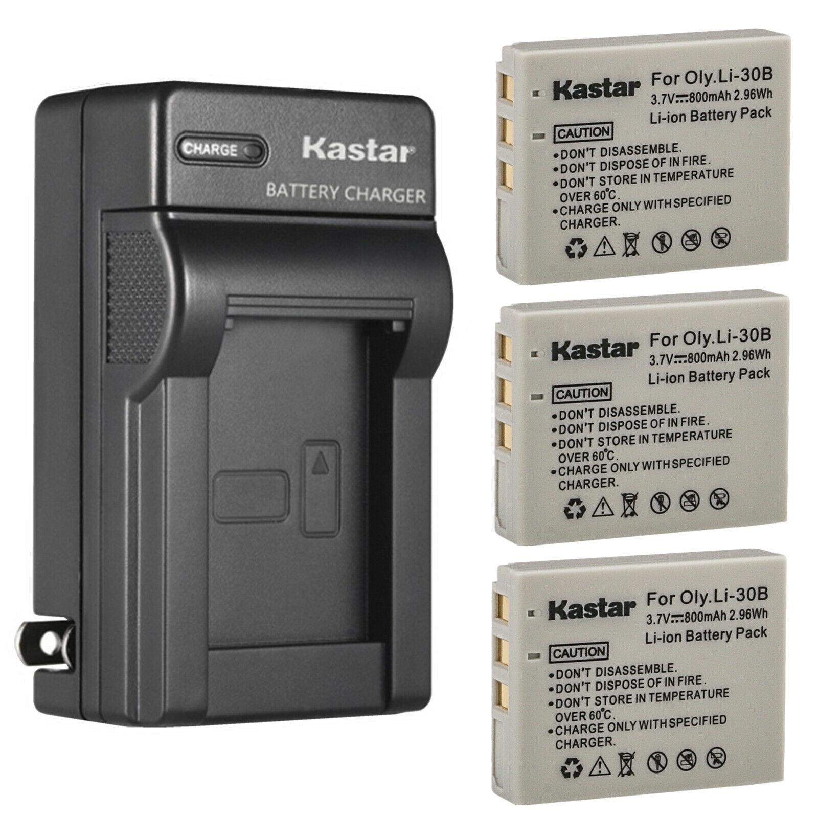 Batterie D'origine OLYMPUS Li-30B (Li30B) - Pour Appareils Photo Stylus, Verve, S-séries Et Autres Modèles Compatibles