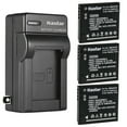 thumbnail image 1 of Kastar 3-Pack Battery and AC Wall Charger Replacement for Panasonic DMW-BCK7 DMW-BCK7E DMW-BCK7GK DMW-BCK7PP ACD-341, NCA-YN101F NCA-YN101G NCA-YN101H NCA-YN101J Battery, DE-A92 DE-A91 DE-A91B Charger, 1 of 5