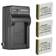 thumbnail image 1 of Kastar 3-Pack Battery and AC Wall Charger Replacement for Polaroid T10035, T1031, T-1031, T1035, T-1035, T1232, T1234, T-1234, T1235, T-1235, PRAKTICA DMMC3D, DMMC-3D, LM 10-TS, LM 12-TS, 1 of 5