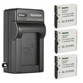 thumbnail image 1 of Kastar 3-Pack Battery and AC Wall Charger Replacement for Soulycin FHD-A803, Rich HD Series HD-23, HD-A70, HD-Q1, HD-Q3, Rekam BIZZARO HDC-2531, BIZZARO HDC-2532, Phisung SDV-568, SDV-568II, SDV-660, 1 of 6