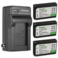 thumbnail image 1 of Kastar 3-Pack Battery and AC Wall Charger Replacement for Samsung BP1310 BP-1310 BP-1310EP, ED-BP1310 EDBP1310 Battery, Samsung BC1310 BC-1310 Charger, Samsung NX5, NX10, NX11, NX20, NX100 Cameras, 1 of 5