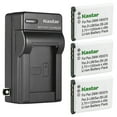 thumbnail image 1 of Kastar 3-Pack Battery and AC Wall Charger Replacement for Toshiba PX1686 PX1686E-1BRS Battery, Toshiba Camileo BW10 Camileo SX500 Camileo SX900 Camera, 1 of 5
