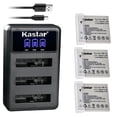 thumbnail image 1 of Kastar 3 Pack Battery and LCD Triple USB Charger Compatible with Canon IXY Digital 40, IXY Digital 45, IXY Digital 50, IXY Digital 55, IXY Digital 60, IXY Digital 70, IXY Digital 80, IXY Digital 90, 1 of 6