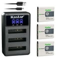 thumbnail image 1 of Kastar 3 Pack Battery and LCD Triple USB Charger Compatible with Sony NP-BK1 NP-FK1 K Type Battery, Sony BC-CSK Charger, Sony Cyber-shot DSC-W180, Cyber-shot DSC-W190, Cyber-shot DSC-W370 Camera, 1 of 6