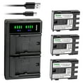 thumbnail image 1 of Kastar 3-Pack Battery and LTD2 USB Charger Replacement for Canon ZR850, ZR900, ZR930, ZR950, ZR960, MD100, MD101, MD110, MD111, MD120, MD130, MD140, MD150, MD160, MD205, MD215, MD216, MD225, 1 of 6