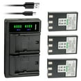 thumbnail image 1 of Kastar 3-Pack Battery and LTD2 USB Charger Replacement for Canon Digital IXUS V2, Digital IXUS V3, Digital IXUS VII, PowerShot S200, PowerShot S230, PowerShot S300, PowerShot S330 Cameras, 1 of 6
