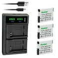 thumbnail image 1 of Kastar 3-Pack Battery and LTD2 USB Charger Replacement for Panasonic DMW-BCL7 DMW-BCL7E Battery, DMW-BTC11 Charger, Panasonic Lumix DMC-F5, Lumix DMC-FH10, Lumix DMC-FS50, Lumix DMC-SZ3, Lumix DMC-SZ8, 1 of 6