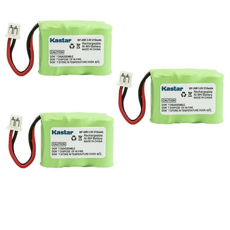Kastar 3-Pack Battery Replacement for Dogtra 210NCP Collar, 22000NCP Collar, 280NCP dog training Collar, 282NCP dog training Collar, DA009, EF-3000 Pet Containment Fence, Receiver 175NCP
