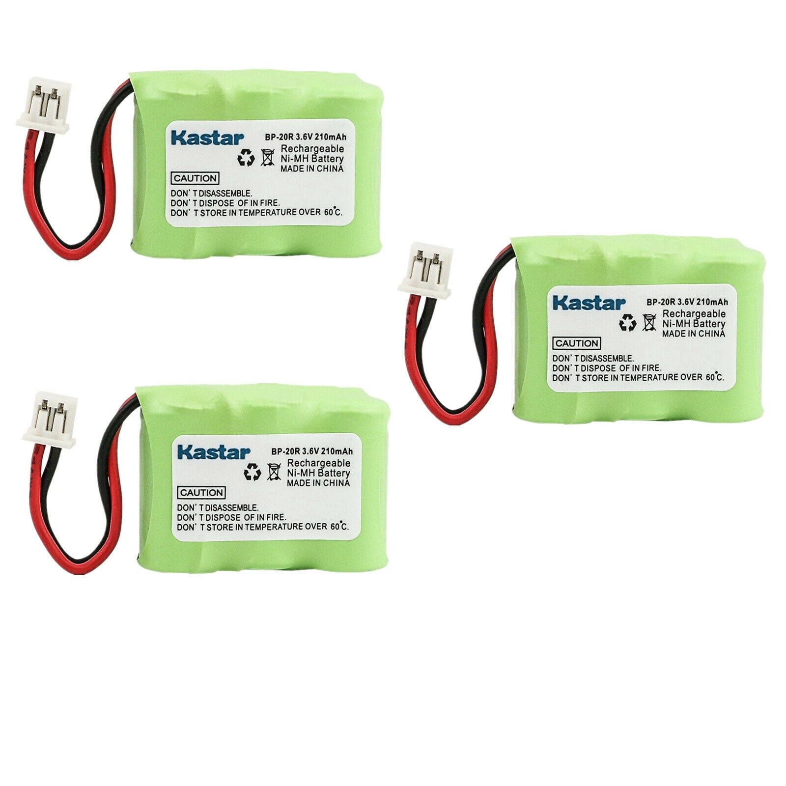 Kastar 3-Pack Battery Replacement for Dogtra Receiver 200NCP, Receiver ...