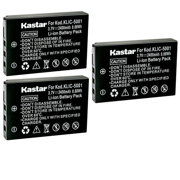 Kastar 3-Pack Battery Replacement for Wacom 1UF102350P-WCM-03, 1UF102350P-WCM-04, ACK-40203, ACK-40203-BX, CP-GWL04, XLA-C330, Intuos4 Wireless, PTK-540WL, PTK-540WL-EN
