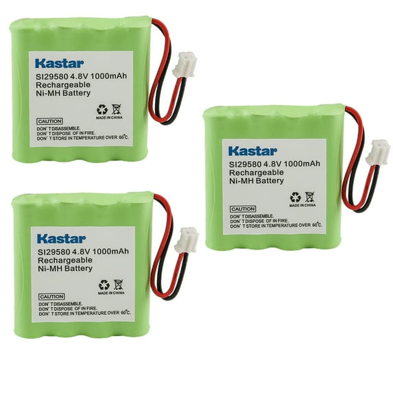 Kastar 3-Pack Battery Replacement for Summer Infant Baby Monitor 29710 29740 29580 29590 29610 29620 29630 29710 29740 29790 29940 36014 36034 Baby Monitor, Summer Infant #29580-10 #29270-10