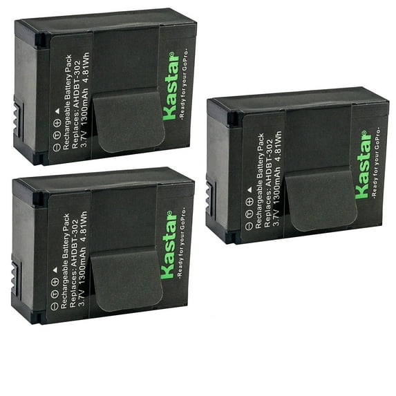 Kastar 3-Pack Battery Replacement for SP-Gadgets Battery for POV Light and Powerbar Duo