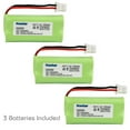 thumbnail image 1 of Kastar 3-Pack Battery Replacement for Vtech CS6409 CS6419 CS6419-2 CS6419-3 CS6419-4 CS6419-15 CS6429 CS6429-2 CS6429-3 CS6429-4 CS6429-5 CS6429-16 CS6449 CS6449-2 CS6449-3 CS6509 CS6509-14 CS6509-15, 1 of 5