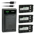 thumbnail image 1 of Kastar 3-Pack Battery and Smart USB Charger Replacement for JVC GR-AXM900U GR-AXM910U GR-1U GR-323U GR-AS-X760U GR-AW1 GR-AW1U GR-AX1010 GR-AX1010U GR-AX10 GR-AX10U GR-AX17 GR-AX17U GR-AX100 GR-AX110, 1 of 4