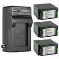 thumbnail image 1 of Kastar 3-Pack CGA-D54 Battery and AC Wall Charger Replacement for Panasonic CGR-D54S, CGR-D54SE, CGR-D54SE/1B, CGR-D54SE/1H, CGR-D54Pro Battery, AG-B23, AG-B23P, DE-A20, DE-A88C, VSK0581 Charger, 1 of 5