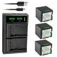 thumbnail image 1 of Kastar 3-Pack CGA-DU21 Battery and LTD2 USB Charger Compatible with Panasonic PV-GS50, PV-GS55, PV-GS59, PV-GS65, PV-GS70, PV-GS75, PV-GS80, PV-GS83, PV-GS85, PV-GS120, PV-GS150, PV-GS180 Camera, 1 of 6