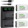 thumbnail image 1 of Kastar 3-Pack CR-V3 Battery and LTD2 USB Charger Replacement for EPSO PHOTOPC 2100Z, PHOTOPC 3000Z, PHOTOPC 3100Z, PHOTOPC 700, PHOTOPC 750Z, PHOTOPC 800, PHOTOPC 850Z, PHOTOPC 900Z, 1 of 6