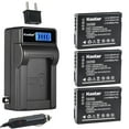 thumbnail image 1 of Kastar 3-Pack DMW-BCG10 Battery and LCD AC Charger Compatible with Panasonic Lumix DMC-3D1, Lumix DMC-TZ6, Lumix DMC-TZ7, Lumix DMC-TZ8, Lumix DMC-TZ9, Lumix DMC-TZ10, Lumix DMC-TZ18 Cameras, 1 of 6