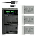 thumbnail image 1 of Kastar 3-Pack EN-EL14a Battery and LTD2 USB Charger Replacement for Nikon D5300 DSLR Camera, D5500 DSLR Camera, D5600 DSLR Camera, Df DSLR Camera, Coolpix P7000 Camera, Coolpix P7100 Camera, 1 of 7