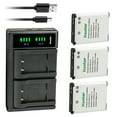 thumbnail image 1 of Kastar 3-Pack EN-EL19 Battery and LTD2 USB Charger Replacement for Nikon Coolpix S100, Coolpix S2500, Coolpix S2550, Coolpix S2600, Coolpix S2700, Coolpix S2750, Coolpix S2800, Coolpix S3100 Camera, 1 of 6
