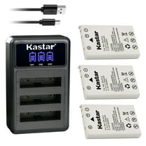 Kastar 3 Pack EN-EL5 Battery and Triple Charger Compatible with Nikon Coolpix P100, Coolpix P500, Coolpix P510, Coolpix P520, Coolpix P530, Coolpix P5000, Coolpix P5100, Coolpix P6000 Camera