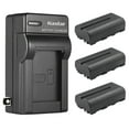 thumbnail image 1 of Kastar 3-Pack NP-F550 / NP-F570 Battery and AC Wall Charger Replacement for Came-TV MT55-V2 5.5", 4K-MT7S 7", 4K-S7 7", MT-S705 7" IPS Ultra Brightness 2200 Nits Field LED Monitor, 1 of 6