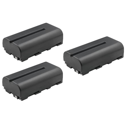 Kastar 3-Pack NP-F550 / NP-F570 Li-ion Battery 7.4V 2900mAh Replacement for Neewer CN-126, CN-160, CN-216, CN-304, NL288 LED Video Light, NL-288ARC Dimmable Bi-Color LED Panel Light