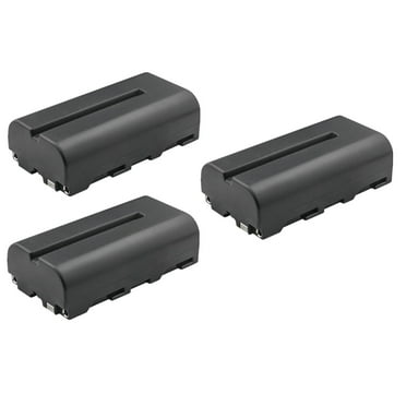 Kastar 3-Pack NP-F550 / NP-F570 Li-ion Battery 7.4V 2900mAh Replacement for Viltrox DC-55 5.5" Professional 4K HDMI, DC70 II 7" LCD On-Camera Monitor, DC70 EX 7" 4K LCD On-Camera Monitor