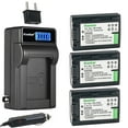 thumbnail image 1 of Kastar 3-Pack NP-FH50 Battery and LCD AC Charger Compatible with Sony HDR-SR10 HDR-SR100 HDR-SR11 HDR-SR12 HDR-SR200 HDR-SR220 HDR-SR30 HDR-SR300 HDR-SR40 HDR-SR42 HDR-SR45 HDR-SR47 HDR-SR5 Cameras, 1 of 6