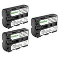 thumbnail image 1 of Kastar 3-Pack NP-FM500H Battery 7.4V 2400mAh Replacement for Sony DSLR-A300K/N, DSLR-A300X, DSLR-A350, α350, Alpha A350, DSLR-A350B, DSLR-A350H, DSLR-A350K, DSLR-A350X, DSLR-A450, α450 Camera, 1 of 3