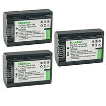 Kastar 3-Pack NP-FV50 Battery Replacement for Sony HDR-CX580, HDR-CX610E, HDR-CX675, HDR-CX690, HDR-CX700, HDR-CX730, HDR-CX740, HDR-CX760, HDR-CX900, HDR-CX900E, HDR-PJ10, HDR-PJ200, HDR-PJ220 Camera