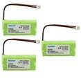 thumbnail image 1 of Kastar 3-Pack Ni-MH Battery 2.4V 700mAh Replacement for ChatterBox CB50-BATT CB50BATT Battery, ChatterBox CB-50, HJC CB-50 Tandem Pro Kit Standard Intercom System, 1 of 3