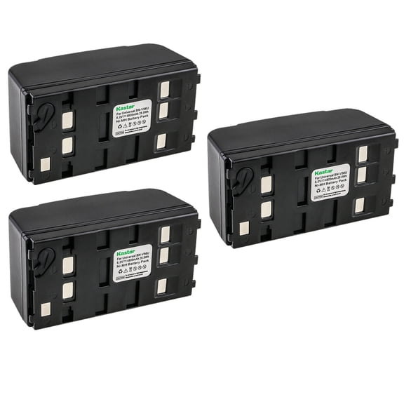Kastar 3-Pack Ni-MH Battery 6V 4800mAh Compatible with Sony CCD-SC Series CCD-SC6E CCD-SC8E, Sony CCD-SP Series CCD-SP5 CCD-SP5G CCD-SP5Y CCD-SP7 CCD-SP9 CCD-SP54, Sony NP-55H NP-68 NP-77H Battery