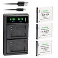 thumbnail image 1 of Kastar 3-Pack SLB-07A Battery and LTD2 USB Charger Replacement for Samsung SLB-07 SLB07, SLB-07A SLB07A, SLB-07B SLB07B, EA-SLB07 4302-001227 Battery, Samsung SBC-07A, SBC-L11 Charger, 1 of 6