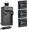 thumbnail image 1 of Kastar 3x Battery + Charger for Panasonic DMW-BCK7 & Lumix DMC-FH2 FH4 FH5 FH6 FH25 FH27 FP5 FH7 FS16 FS18 FS22 FS28 FS35 FS37 FS40 FS45 FT20 FT25 FX77 FX78 FX80 FX90 S1 S2 S3 S5 SZ1 SZ5 SZ7 TS20 SZ25, 1 of 3