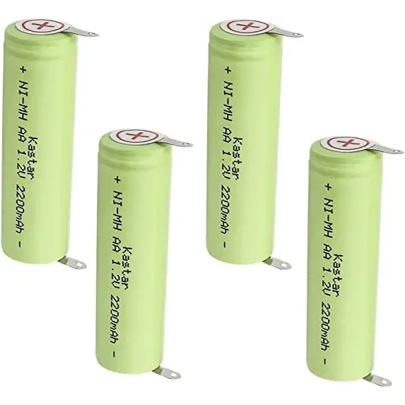 Kastar 4-Pack 1.2V 2200MAh Ni-MH Battery Compatible with Braun 4515 4520 4525 4550 4550cc 5311 5312 5314 5317 540 5414 5415 5416 5417 5427 5443 5444 5446 5510 5515 5520 5525 5550 570 6522 6525