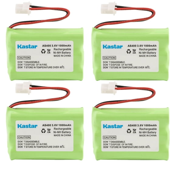 Kastar 4-Pack 3.6V 1000mAh Ni-MH Battery Replacement for IBM 301004413-02, AS400, AS400 15, Saft STC994, Sanik 3SNAAA40SX1 (3SN AAA40 S X1), 3SN-AAA60H-S-X1, 3SNAAA60HSJ1, Walker W425