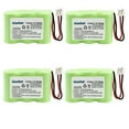 thumbnail image 1 of Kastar 4-Pack 3.6V 800mAh Ni-MH Battery Replacement for SHARP CL155, CL160, CL250, CL255, CL260, CL265D, CL350, CL355, CL500, CL505, CL510, CL540, CL550, CL555 CL-155, CL-160, CL-250, CL-255, 1 of 3