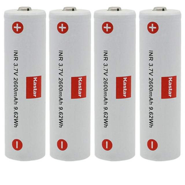 Kastar 4-Pack 3.7V 2600mAh Rechargeable Battery Replacement for Zhiyun-Tech Gimbal CRANE V1 CRANE 2 / CRANE 2S / CRANE 3S/ CRANE 3S Pro / CRANE 3SE, CRANE 3 LAB, Z1 Evolution Gimbal