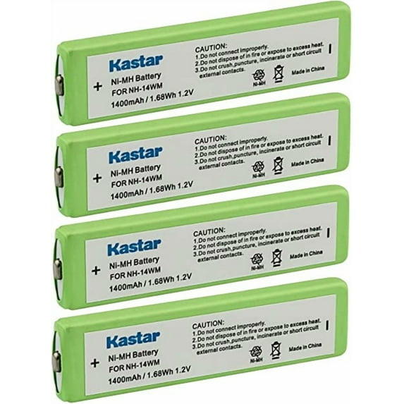 Kastar 4-Pack 7/5F6 1.2V Ni-MH Battery Replacement for AIWA MD Player AM-HX200, Aiwa MHB-901, MHB901, RP BP61 RP BP61PY RQ-SX40 Portable CD/MD/MP3 Battery