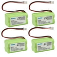 thumbnail image 1 of Kastar 4-Pack BL93NC487 Ni-MH Battery 4.8V 2200mAh Replacement for Cooper Industries 6200-RP 6200RP, Exit Light Co ELR-G ELR-R LEDG3B LEDGBB LEDGBB-ST LEDR3B LEDRBB LEDRBB-ST, Exell EBE-43 EBE43, 1 of 3