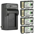 thumbnail image 1 of Kastar 4-Pack BN-VF808 Battery and AC Wall Charger Replacement for JVC GR-D726US GR-D728 GR-D728EK GR-D728EX GR-D728US GR-D740 GR-D740AC GR-D740EK GR-D740EX GR-D740US GR-D745 GR-D745EK GR-D745EX, 1 of 5