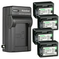 thumbnail image 1 of Kastar 4 Pack BP-718 BP718 Battery and AC Wall Charger Compatible with Canon HFR400, VIXIA HF R500 HFR500, VIXIA HF R600 HFR600, VIXIA HF R700 HFR700, VIXIA HF R800 HFR800 Cameras, 1 of 5