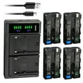 thumbnail image 1 of Kastar 4-Pack Battery 7.4V 3500mAh and LTD2 USB Charger Compatible with Blackmagic Design NP-F570 Battery, Blackmagic Design Pocket Cinema Camera 6K Pro, Blackmagic Design Pocket Cinema Camera 6K G2, 1 of 7