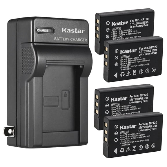 Kastar 4-Pack Battery and AC Wall Charger Replacement for Brother LD0665001 Li-ion Battery MDS2E, Brother AP-1908 Rechargeable Battery, Brother DS820W Scanner, Brother DS920DW Scanner